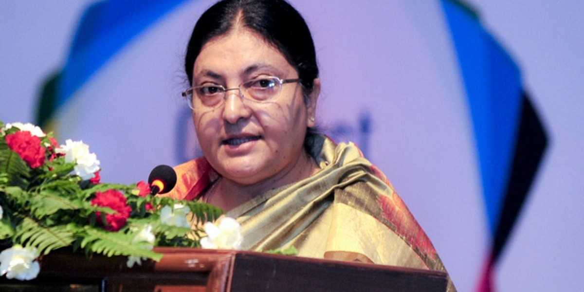 समृद्ध नेपालको आकाङ्क्षा साकार पार्नु नै सहिदप्रतिको सच्चा सम्मान होः पूर्वराष्ट्रपति भण्डारी